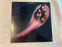 Front cover of Deep Purple Fireball LP showing comet artwork and title