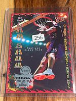 Front of card showing holographic design, player image, Slam Show title and card details