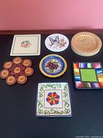 Entire lot laid out showing all seven pieces