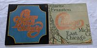 Front covers of Chicago Transit Authority and Chicago XI LPs side by side