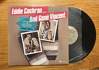 Front view of the album sleeve and vinyl record