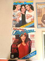 Two Rolling Stone College Papers issues, Fame and Gilda Radner covers