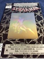 Front cover of The Amazing Spider-Man #365 comic with notable holographic foil centerpiece and 30th anniversary banner.