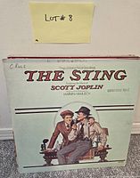 Front cover of The Sting LP visible