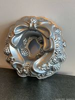 Front view of Nordic Ware Holiday Wreath cake pan exterior