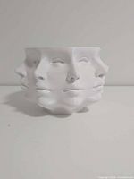 front view showing multiple faces design