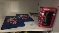 Front view of boxed Pedro Martinez bobblehead