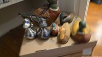 Group shot of all duck figurines on box