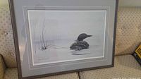 Full view of framed print showing artwork, mats and frame