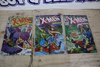 Front covers of X-Men Classics issues 1-3 in sleeves