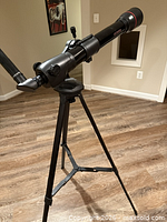 Overall view of Tasco telescope on tripod