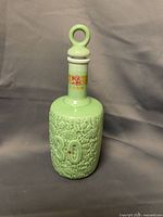full view of bottle with stopper