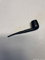 Full view of black Bakelite tobacco pipe