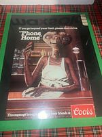 Full view of framed Coors E.T. poster