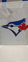 Front view showing Blue Jays logo and tote structure