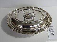 Top view of casserole with lid