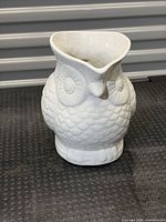 Front view of owl pitcher