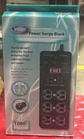 Retail box front showing brand, model, joule rating