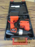 Jobmate drill, battery, charger in carry case