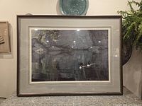 Framed Robert Bateman print front view showing artwork, matting and frame