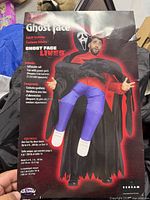 Front of retail insert showing full costume details