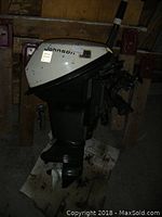 Overall front-angle view of motor mounted upright