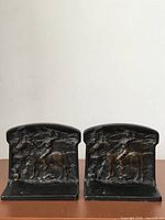 Front view of both bookends