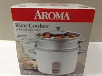 Front view of box showing product, brand, and basic features