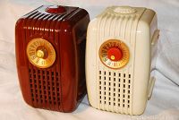 Front view of both radios side by side