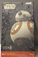 Front of original box with Star Wars BB-8 droid image and branding, showing the product as app-enabled droid by Sphero.