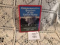 Front cover of the collector's album titled 'Commemorative Quarters of the United States' featuring the White House image, dated 1999-2008.