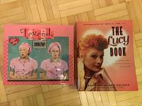 Photo of the puzzle box and The Lucy Book, both featuring I Love Lucy themed visuals.