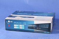 Box of LG LRH-880 DVD Recorder plus HDD with product image and features shown.