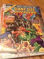Front cover of Marvel Giant-Size Defenders #2 comic book showing colorful action scene and multiple superheroes.