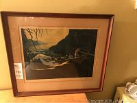 Framed print showing the full artwork and frame.