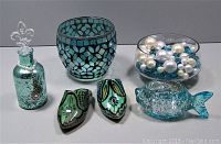 All items arranged on a flat surface showing full lot contents