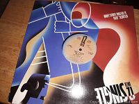 Front side of the 12-inch vinyl record sleeve and record showing 'Just Four' label and title 'We Ain't'.