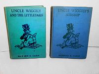 Both Uncle Wiggly books front cover showing titles, author, and illustration