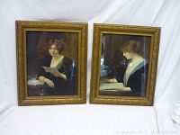 Both framed prints, showing full front view and relative size.