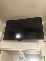 Front view of Samsung 32-inch LED TV showing screen and bezel without stand.