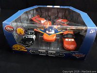 Front view of Disney Cars Die Cast Set showing five vehicles inside original packaging.