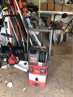 Front view of Clean Force 1800 PSI power washer showing brand, model, pressure and flow ratings.