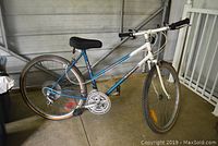 Full side view of the Supercycle ladies bicycle with 18 speeds and 19 inch frame