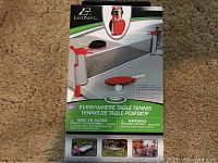 Box showing EastPoint Everywhere Table Tennis set with 2 paddles, 3 balls, retractable net, and storage clips.