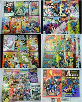Photo showing multiple issues of Star Brand comics with colorful front covers featuring characters in action poses.