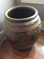 Full view of the dragon planter showing the dragon design and pot shape.