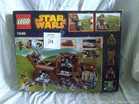Front of box showing set artwork, model number and piece count