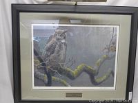 Full view of the framed print showing the artwork and frame