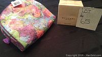 Bulgari Pour Femme Eau de Parfum in box with new cosmetic bag alongside.