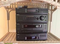 Full view of Sony LBT-D109 stacked stereo system showing cassette and CD player